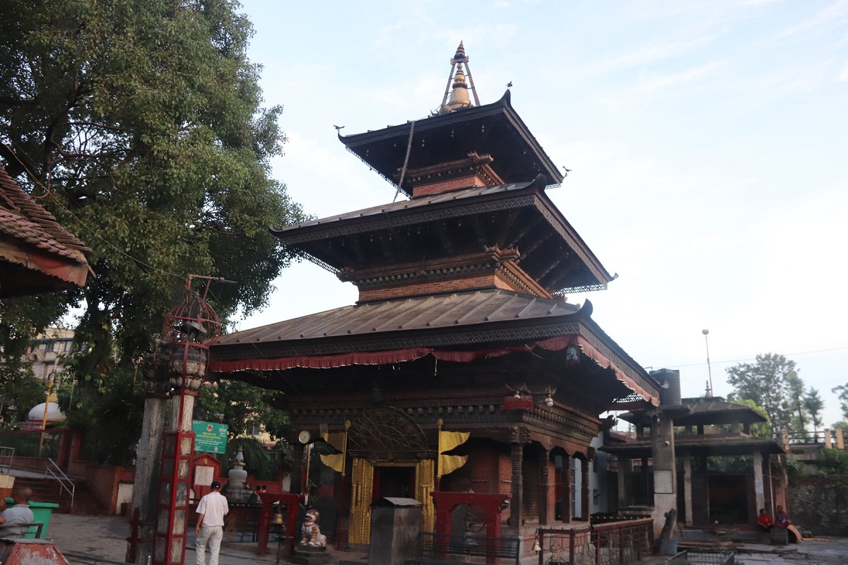 विष्णुमतीको किनारमा रहेको 'लुती अजिमा' अर्थात् इन्द्रायणी मन्दिर